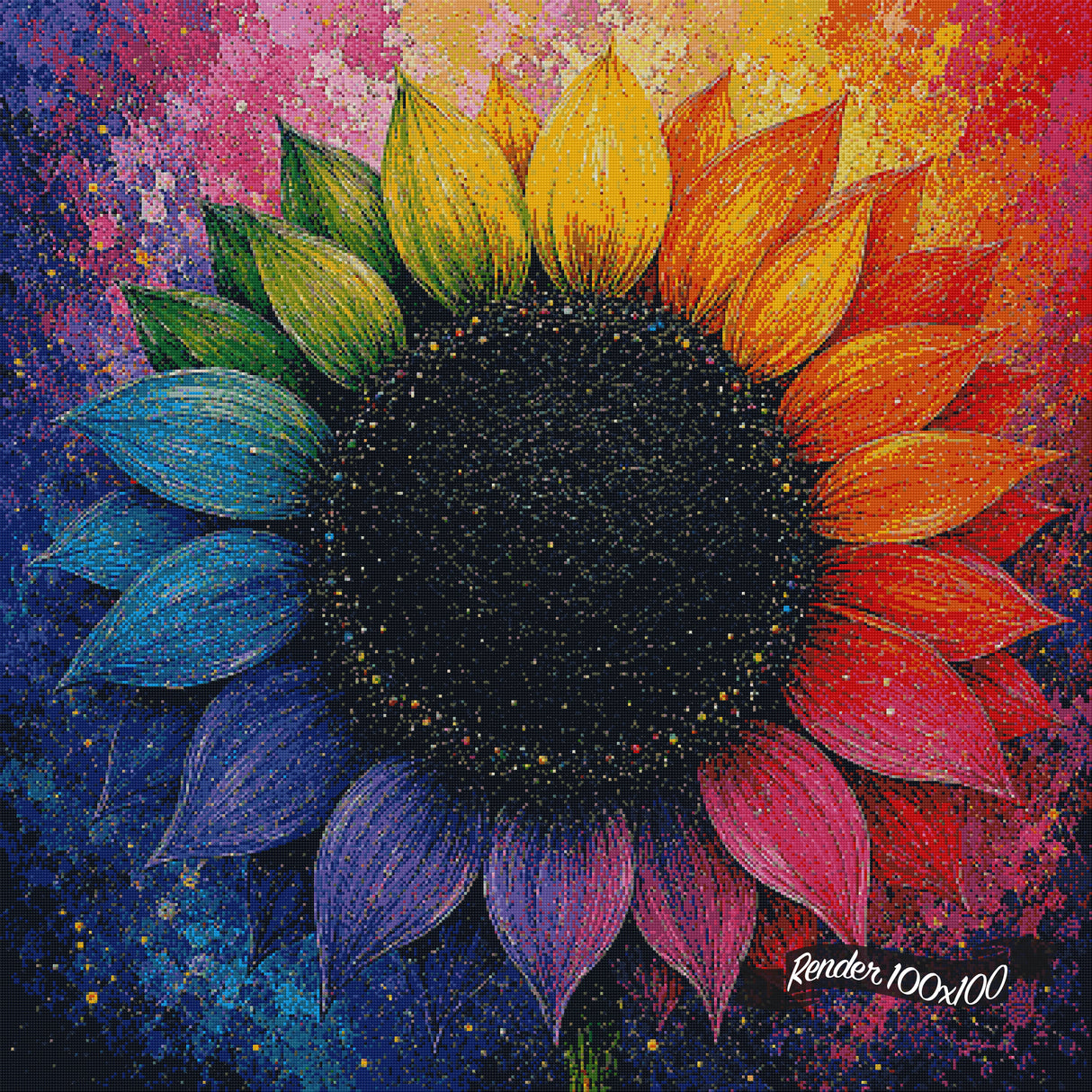 A Sunflower For Every Soul ©The One With The Diamond Art