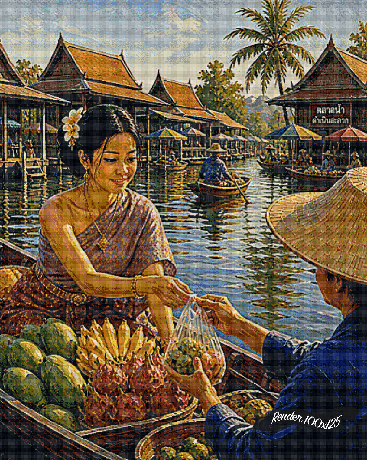 Floating Market Morning ©Nina Fernández