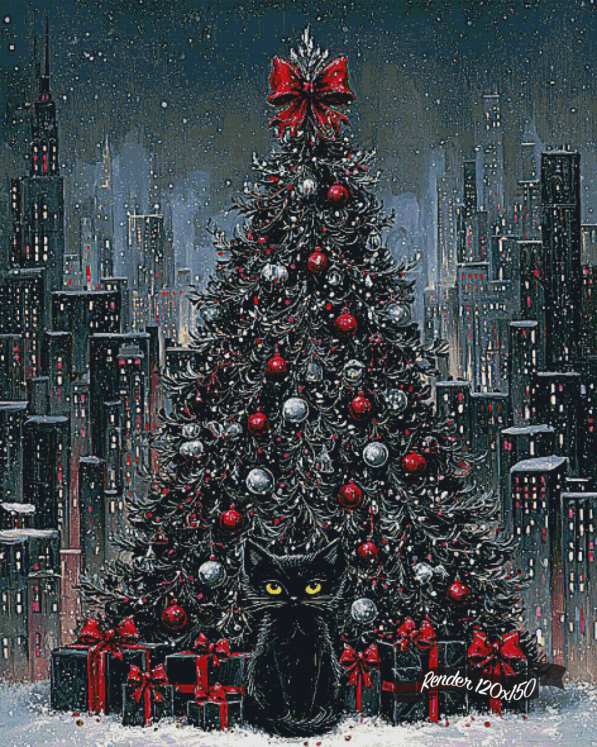 Christmas In The City ©Cocomarshmallow Art