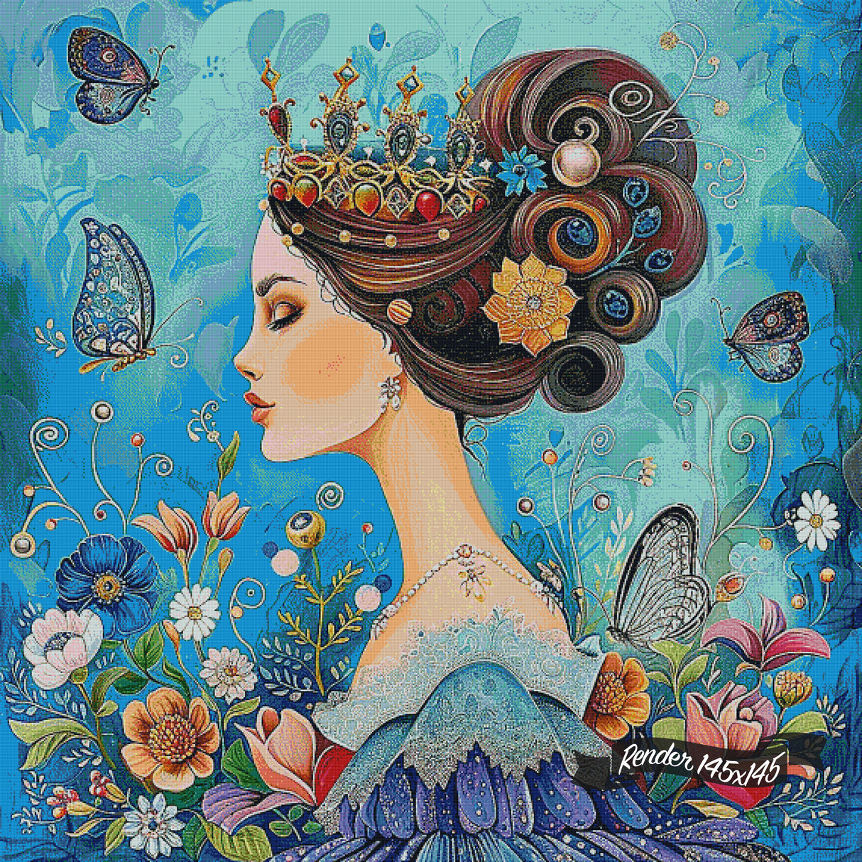 The Enchanted Queen ©Diamants et Strass