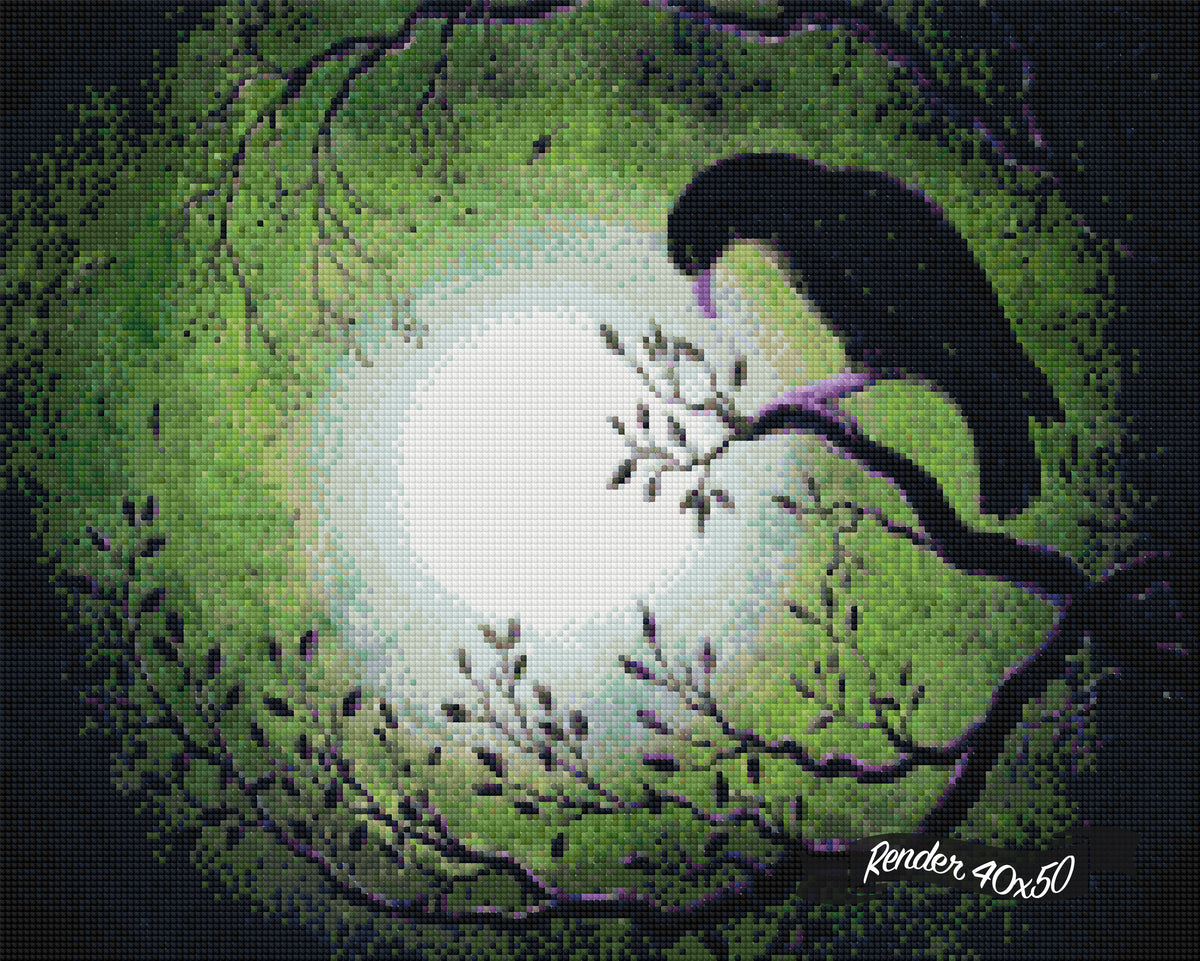 Ominous Bird In Somber Tones ©Laura Milnor Iverson