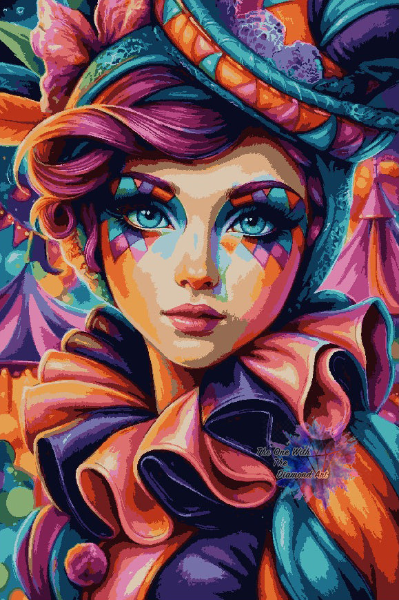 *Paint By Numbers* The Kaleidoscope Harlequin ©Finira