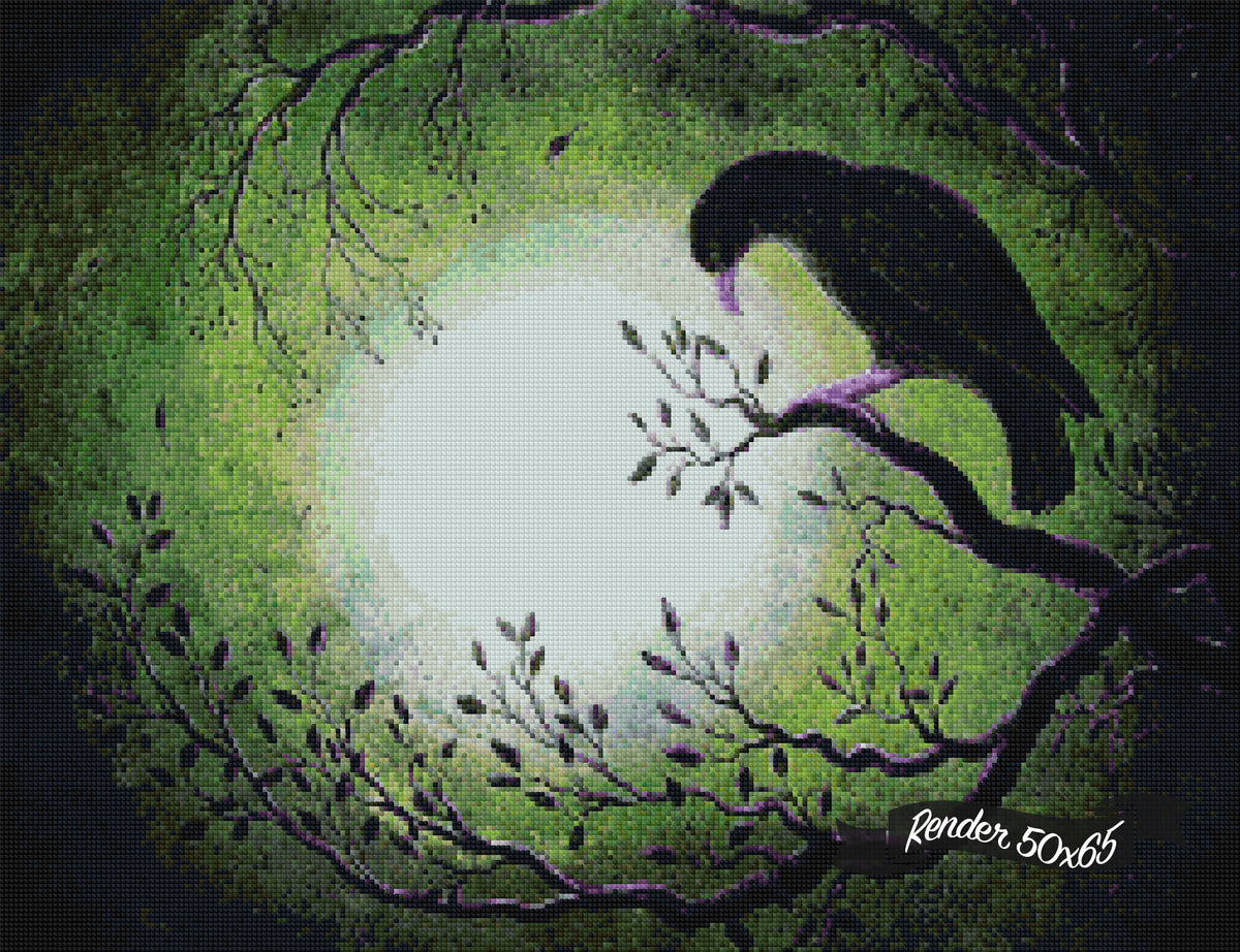 Ominous Bird In Somber Tones ©Laura Milnor Iverson