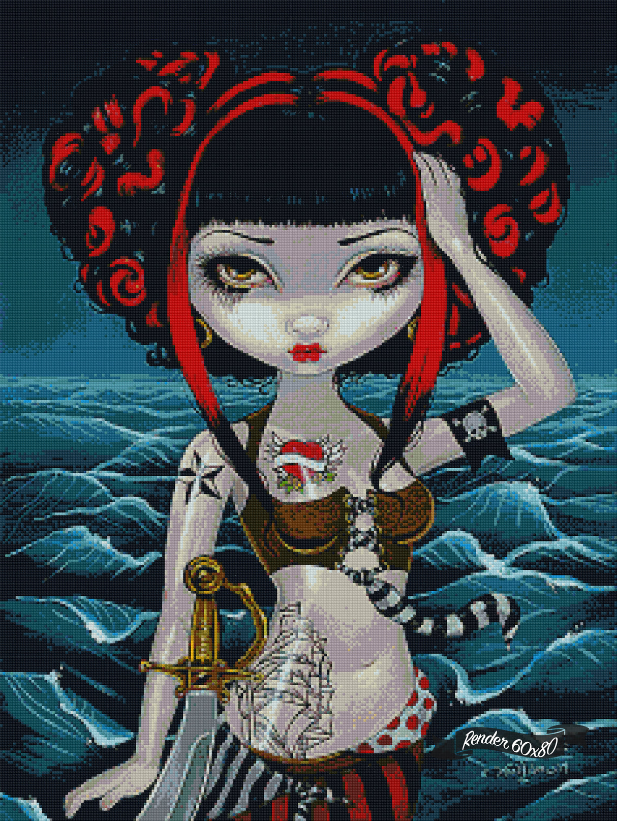 Pretty Pirate Polly ©Jasmine Becket-Griffith