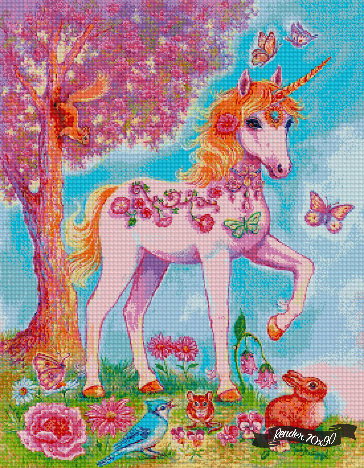 Unicorn Of Fantasy ©Judy Mastrangelo