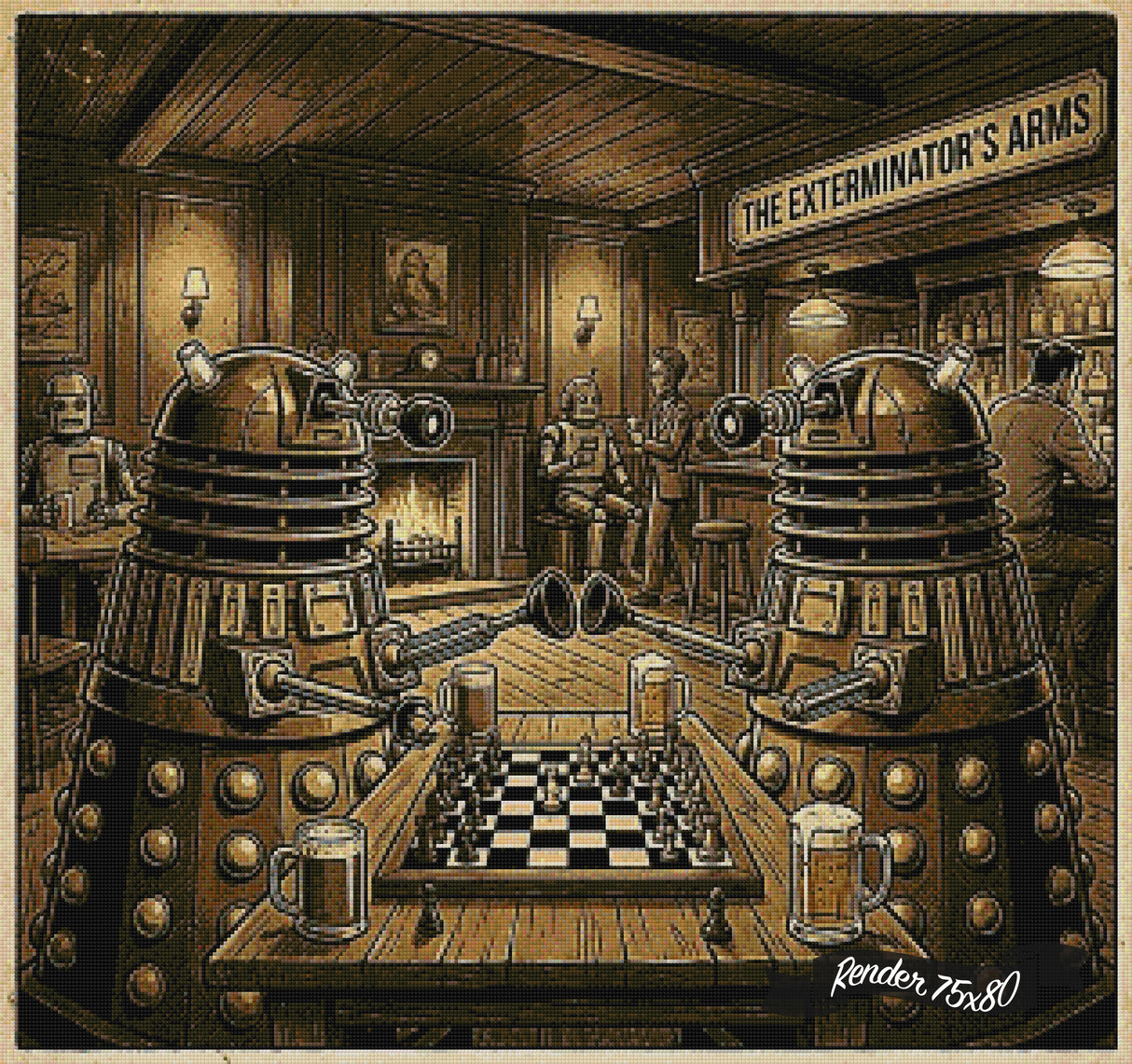 The Exterminator’s Arms ©Jigsaw Creates