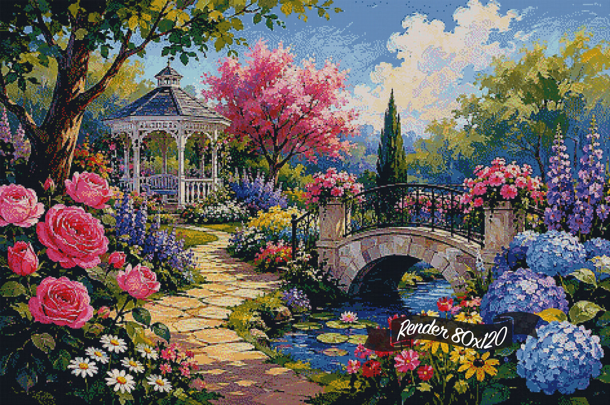 Bandstand In The Sun ©The One With The Diamond Art
