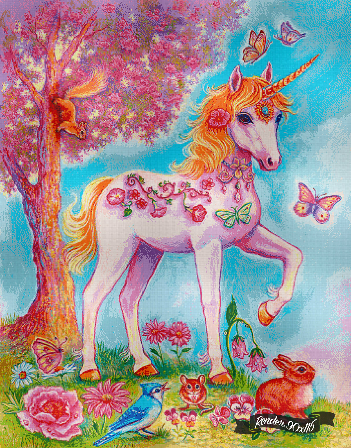 Unicorn Of Fantasy ©Judy Mastrangelo