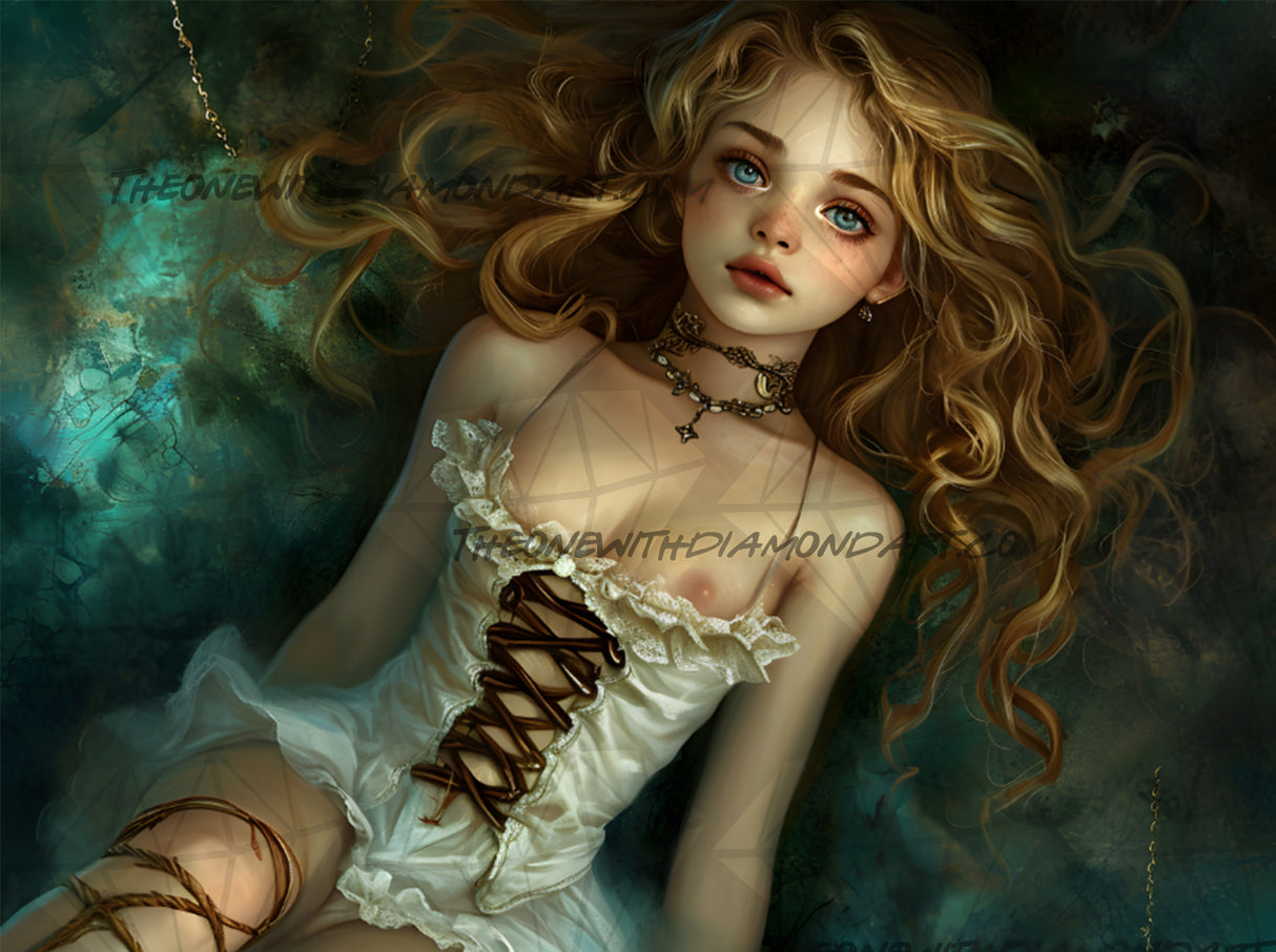 60x80cm Dollie Daydream ©Arkella Art (Square)