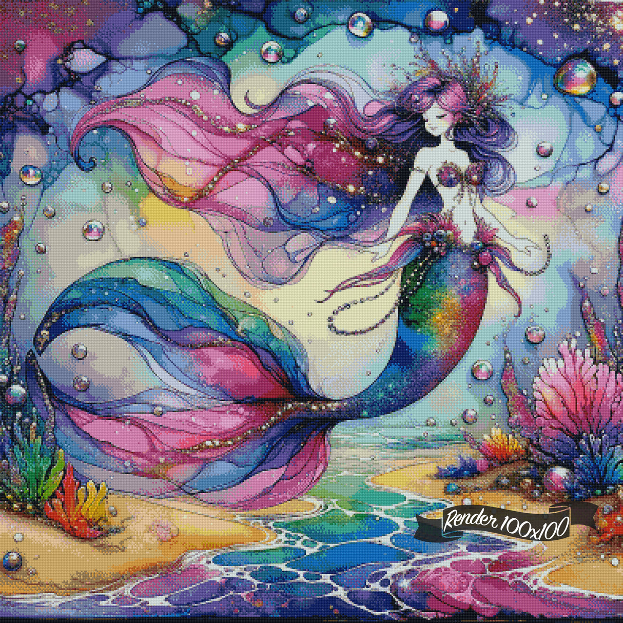 Aquagolden Dust ©Cocomarshmallow Art