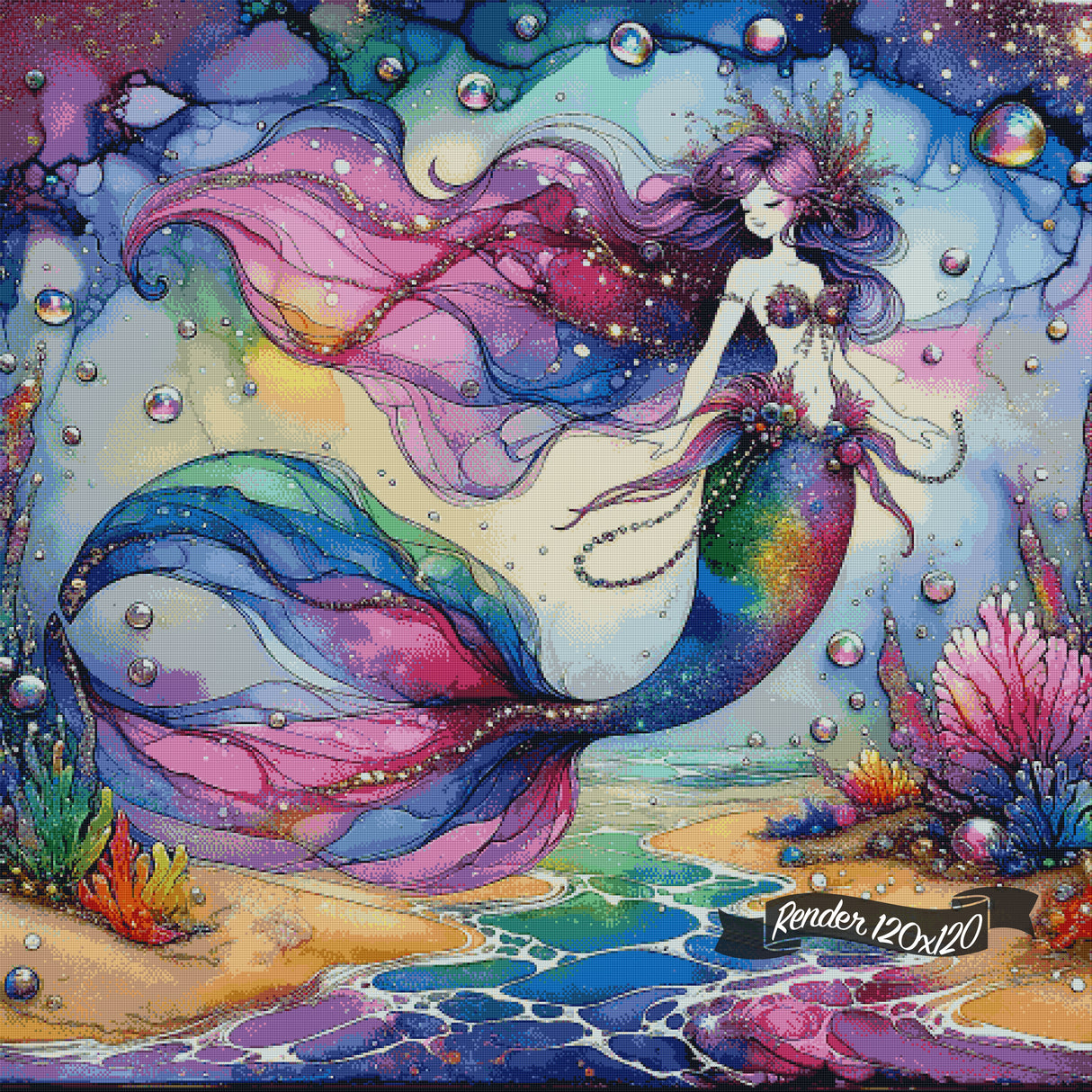 Aquagolden Dust ©Cocomarshmallow Art