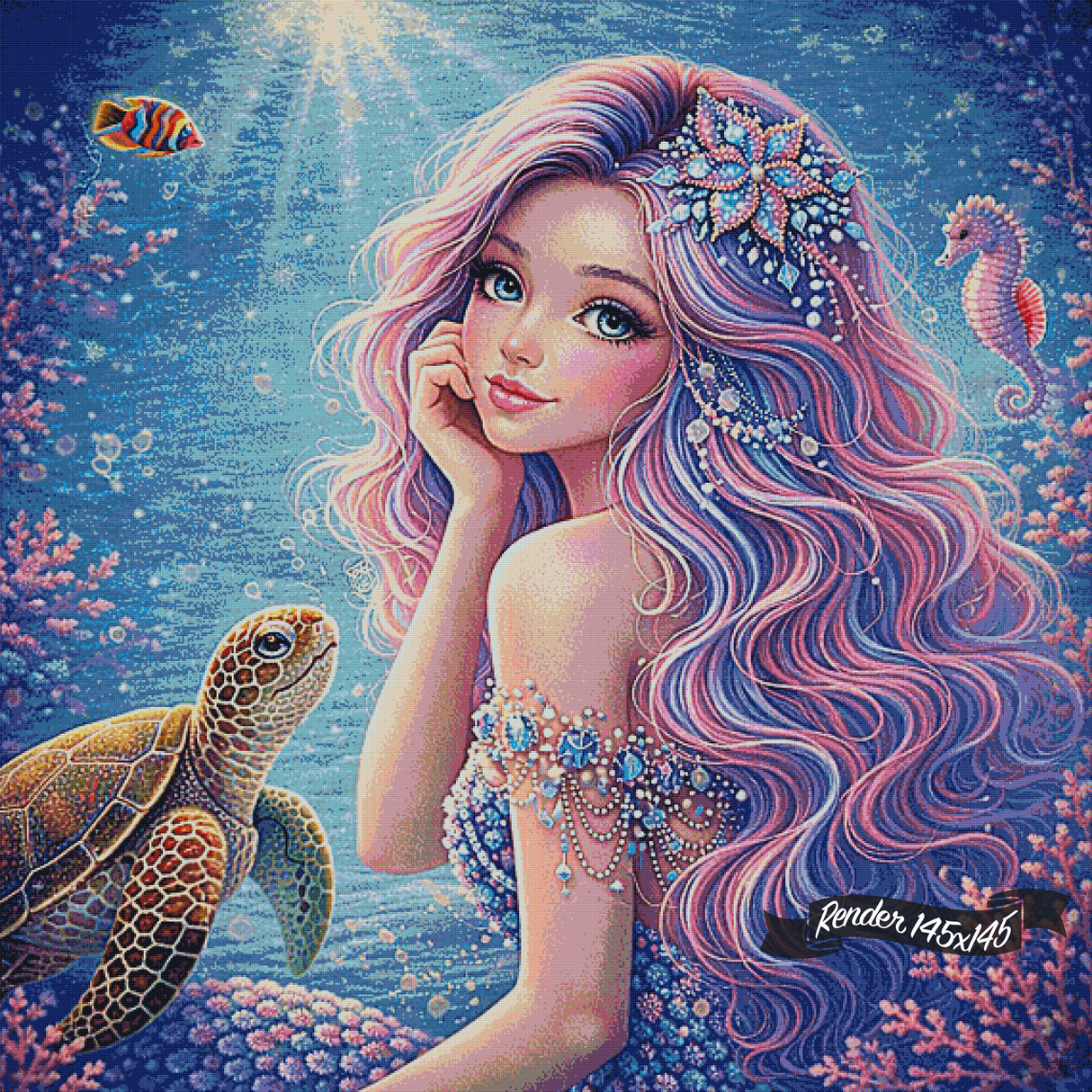 Aurelia Pearlwave ©The One With The Diamond Art