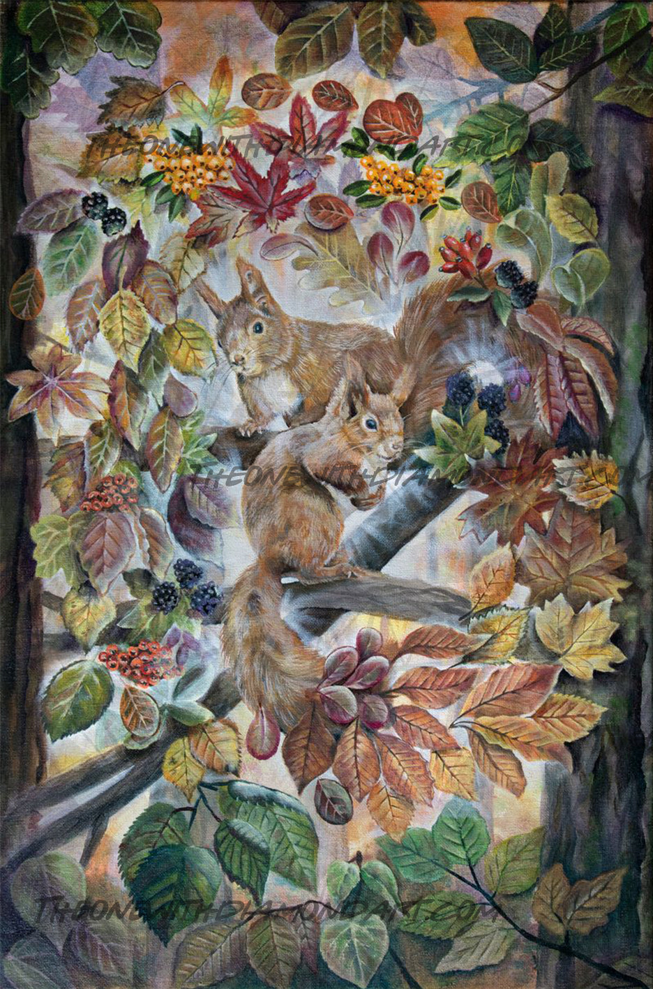 *Hand-Rendered* The Smell Of Autumn Leaves ©Verena Wild / GratefulLicensing.com