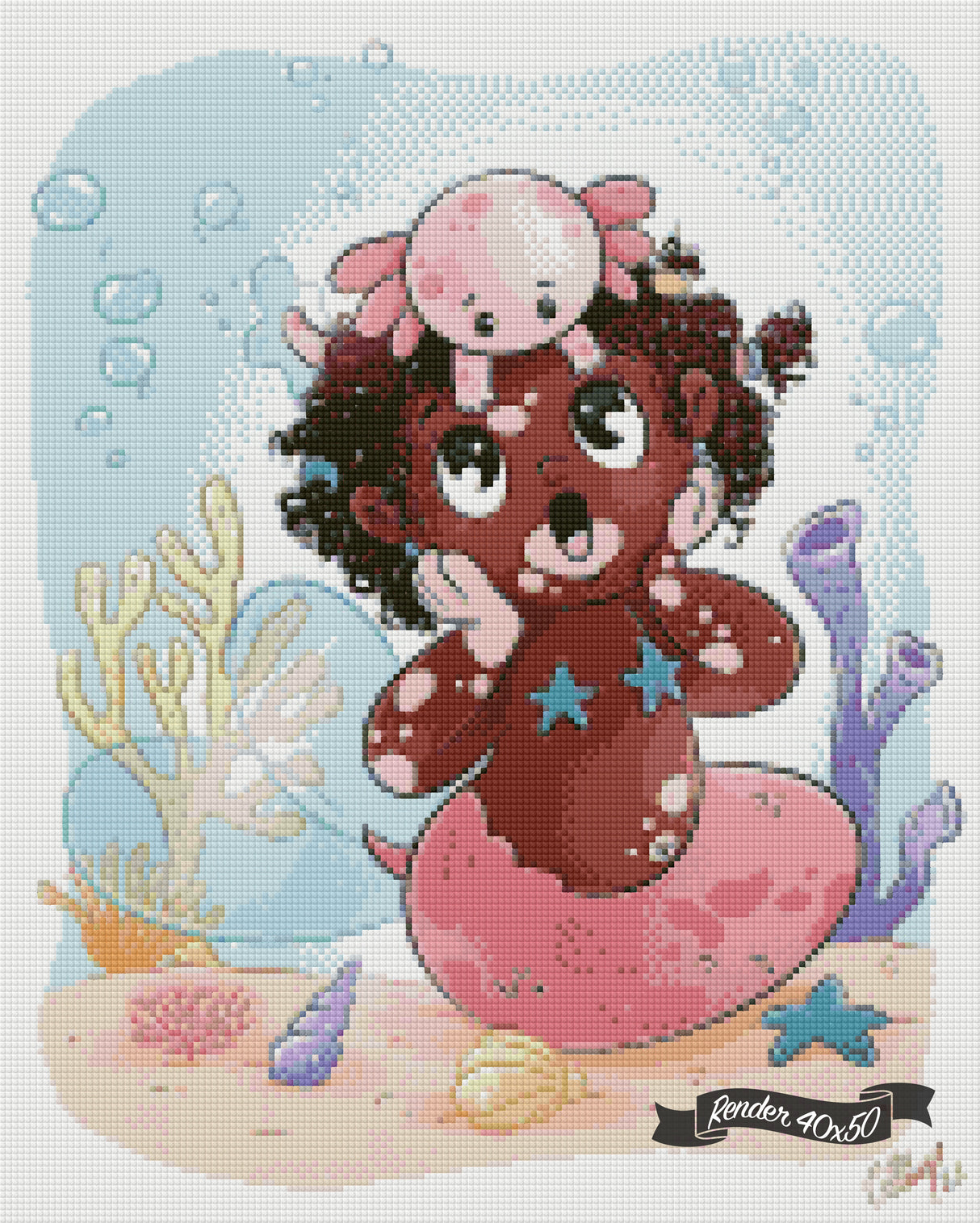 Axolotl Mermay ©Céline Lecomte