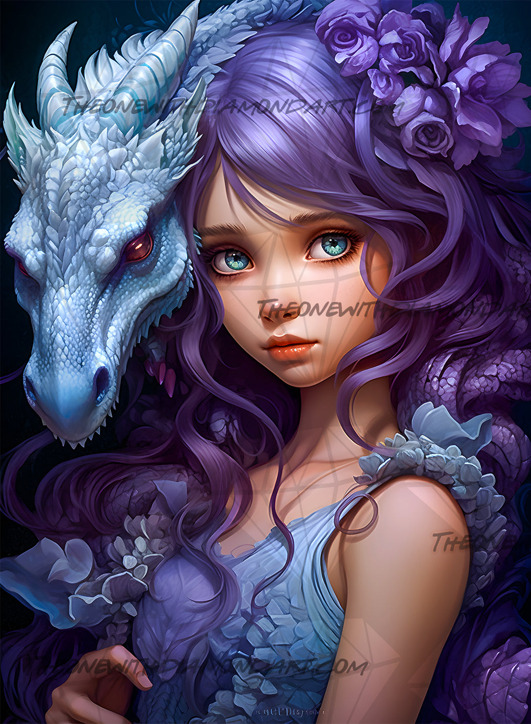 Azure Ally ©Rose Proffitt Creations