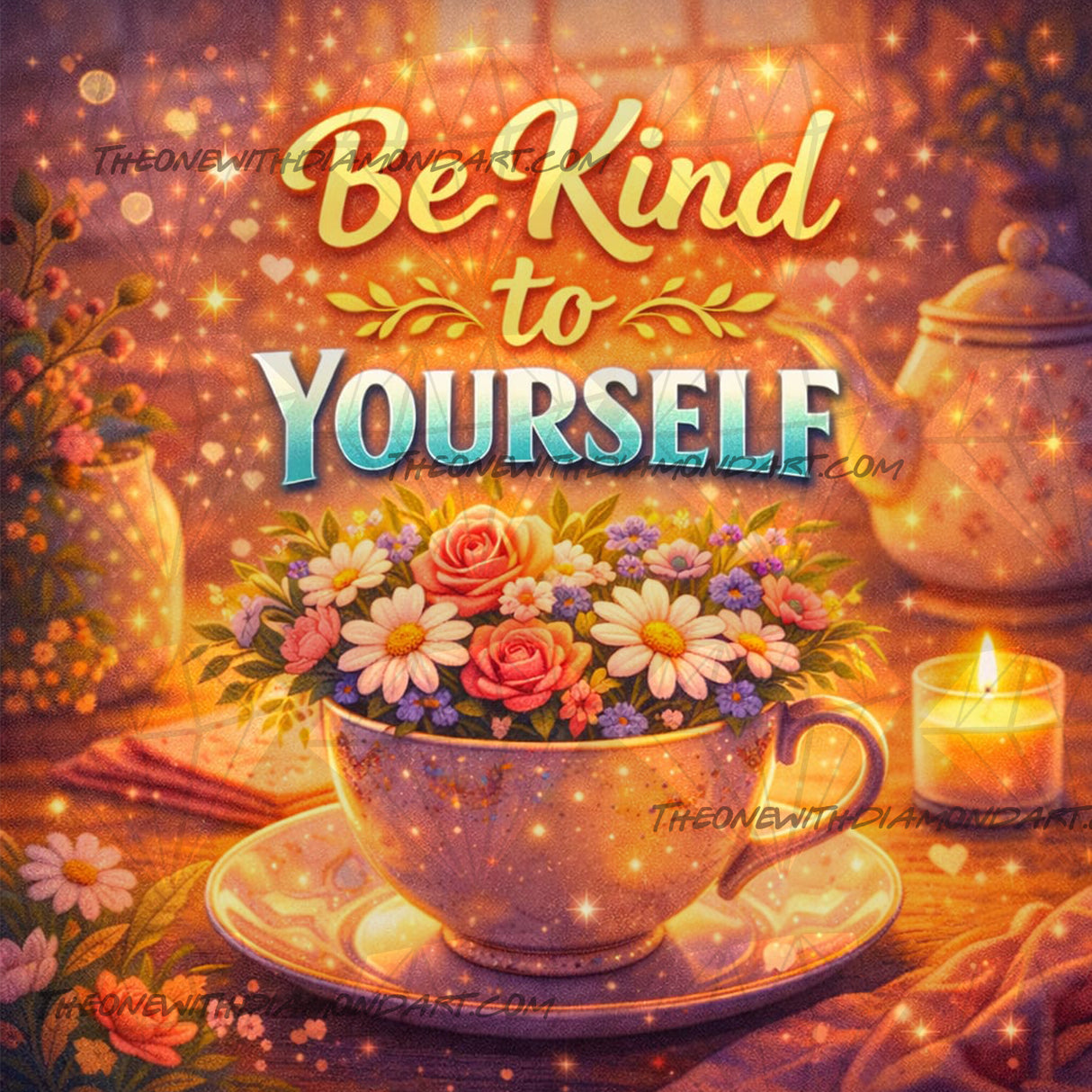 Be Kind To Yourself ©The One With The Diamond Art