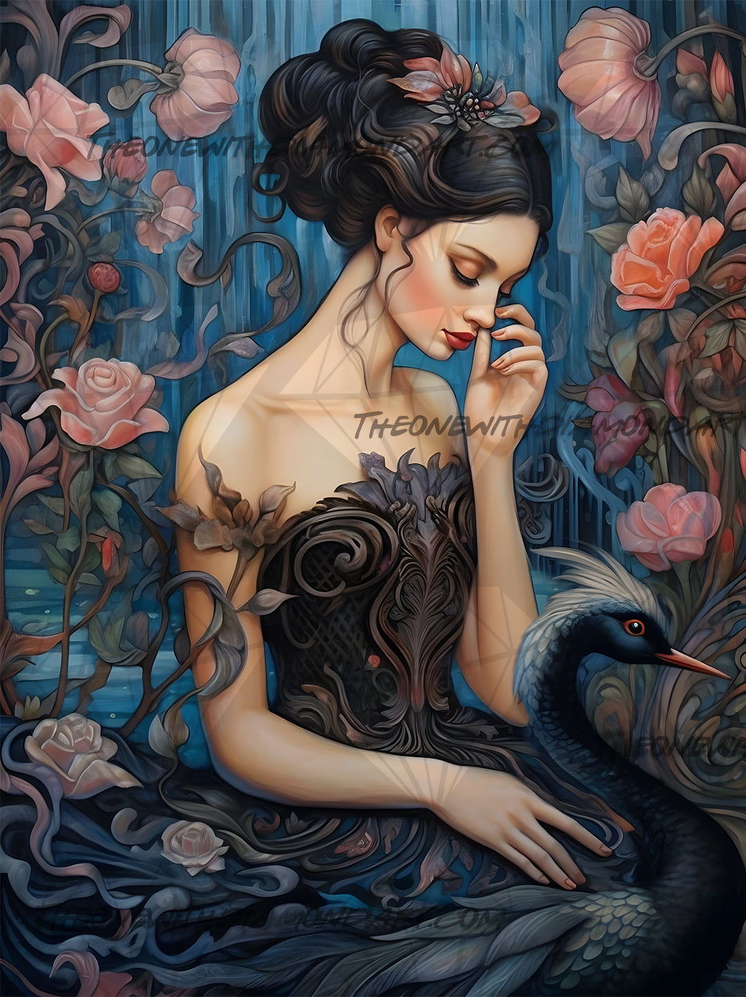 70x95cm Black Swan ©Finira (Square)