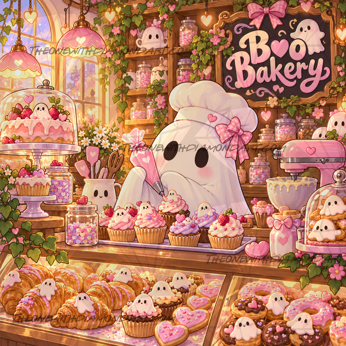 Boo’s Bakery ©The One With The Diamond Art
