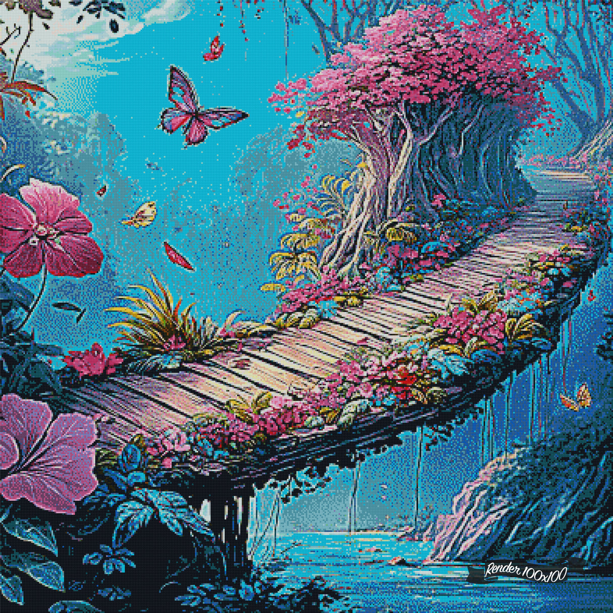 Bridge Of Blossoms ©Cocomarshmallow Art