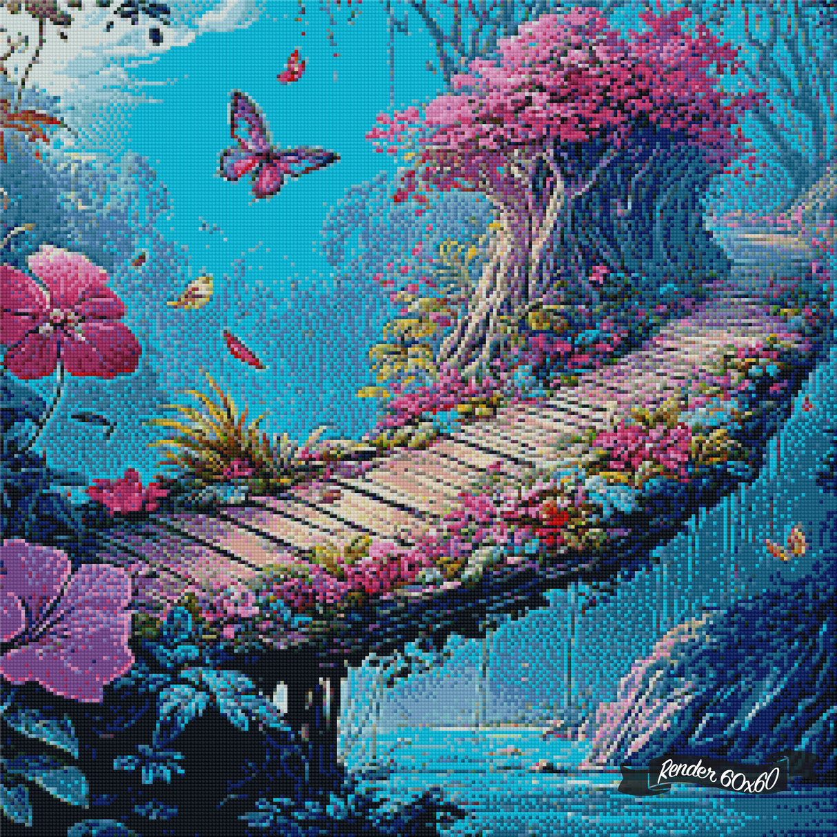 Bridge Of Blossoms ©Cocomarshmallow Art