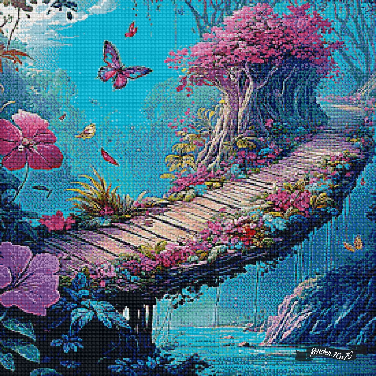 Bridge Of Blossoms ©Cocomarshmallow Art