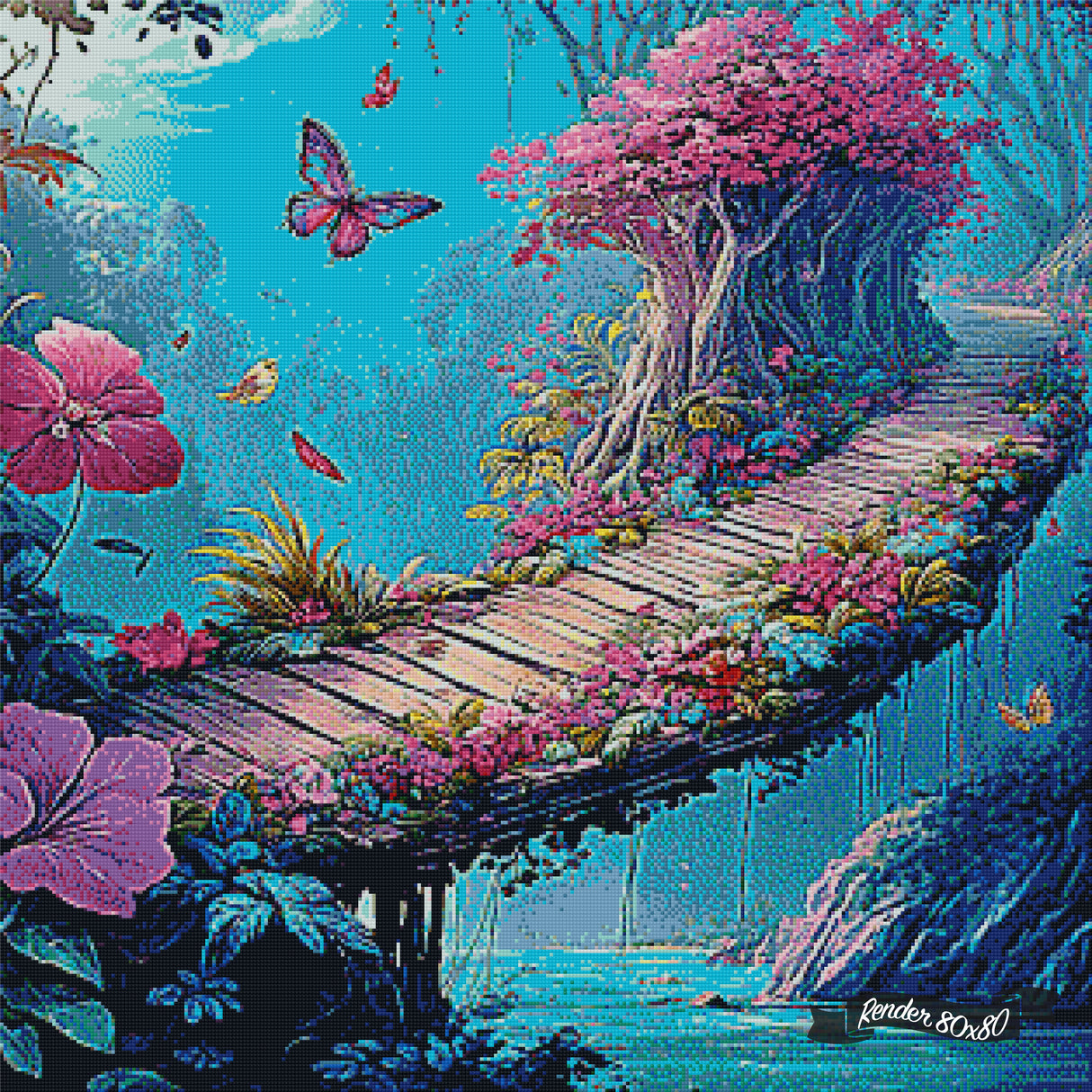 Bridge Of Blossoms ©Cocomarshmallow Art