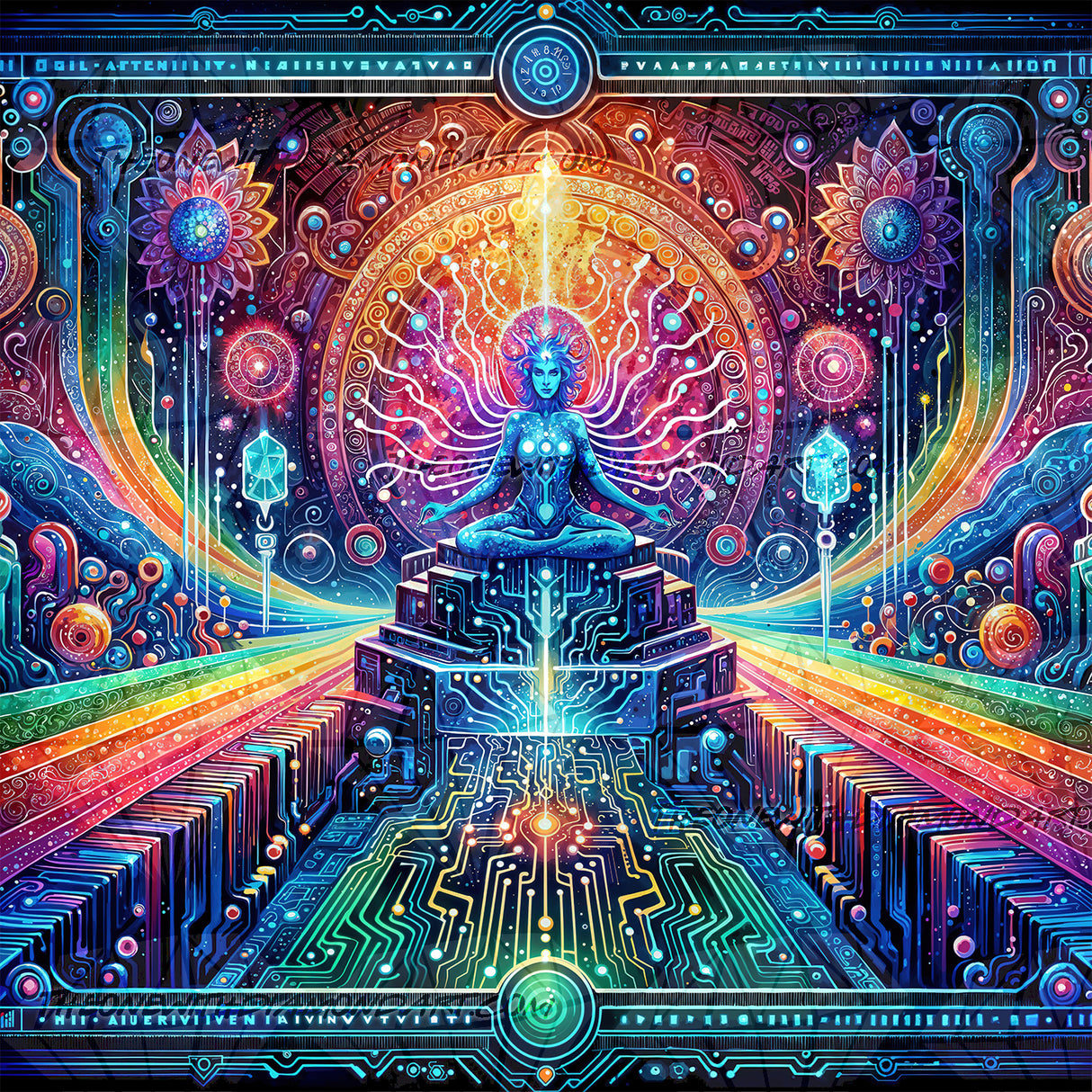 Buddah Circuit ©JayCobyArt