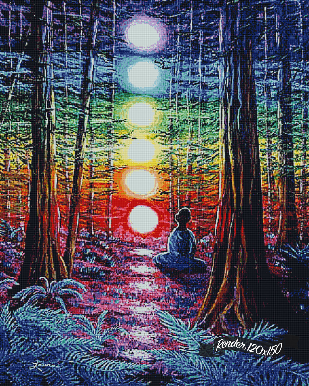 Chakra Amazon ©Laura Milnor Iverson