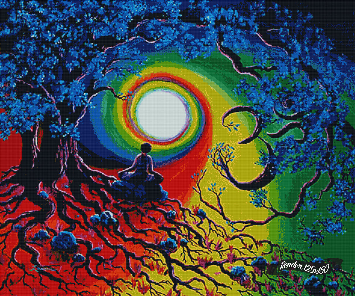 Chakra Om ©Laura Milnor Iverson