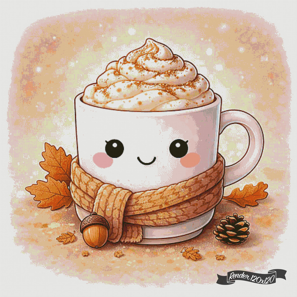 Cozy Cups - November ©The One With The Diamond Art