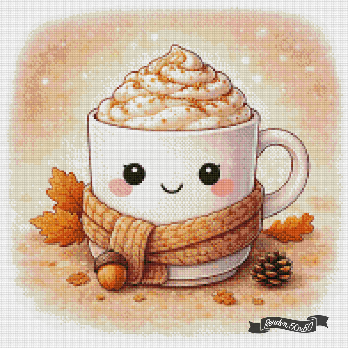 Cozy Cups - November ©The One With The Diamond Art