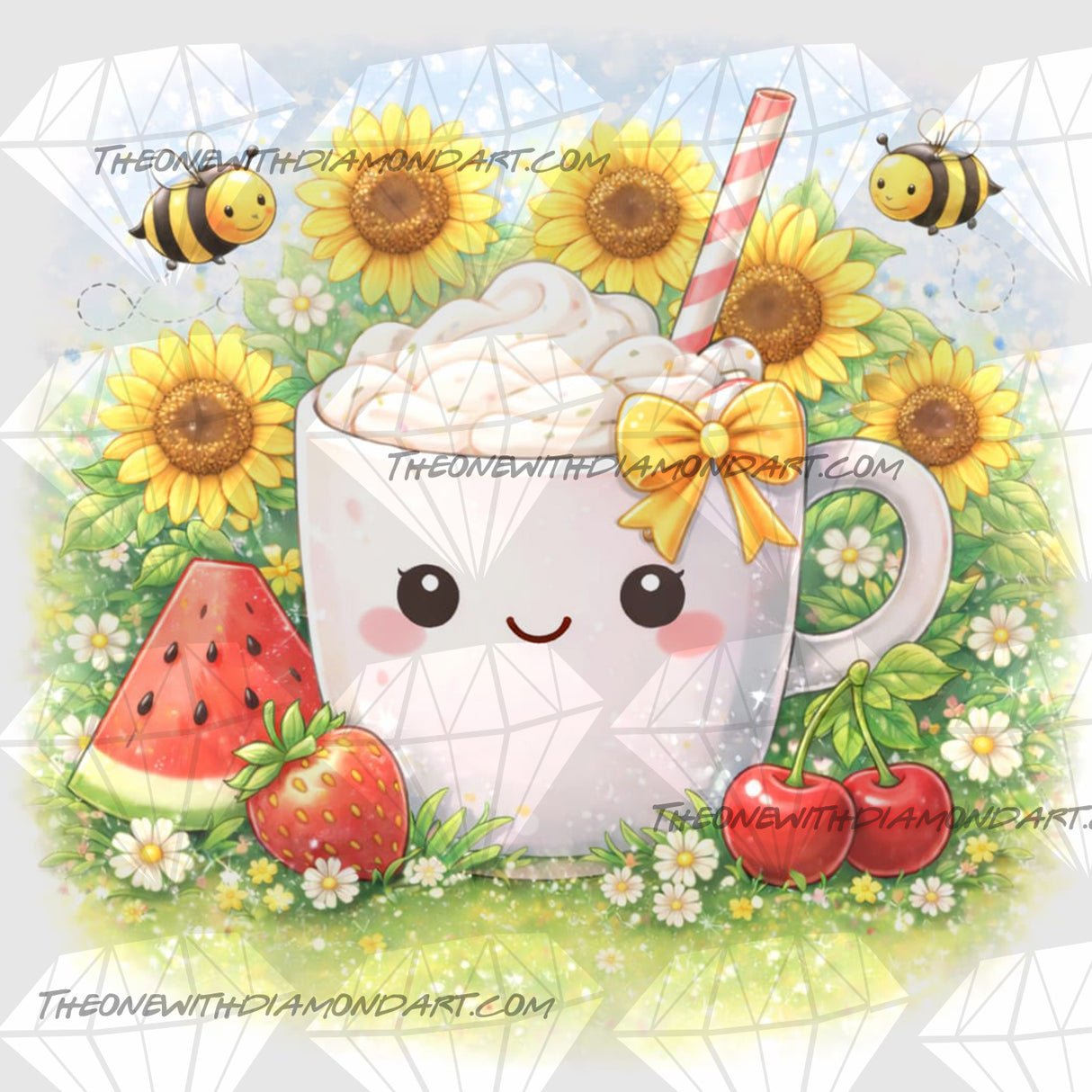 Cozy Cups - June ©The One With The Diamond Art