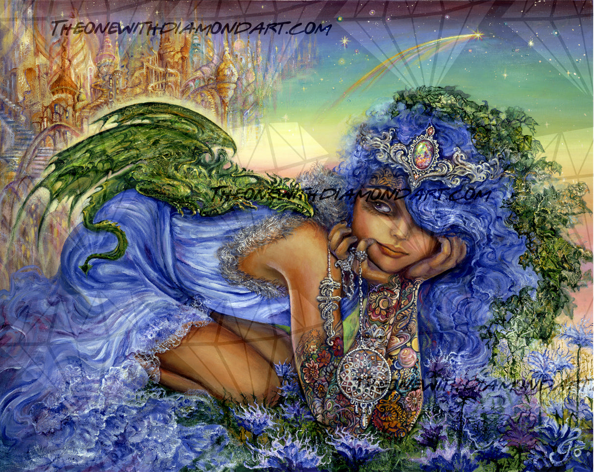 70x90cm Dragon Charmer ©Josephine Wall (Square)