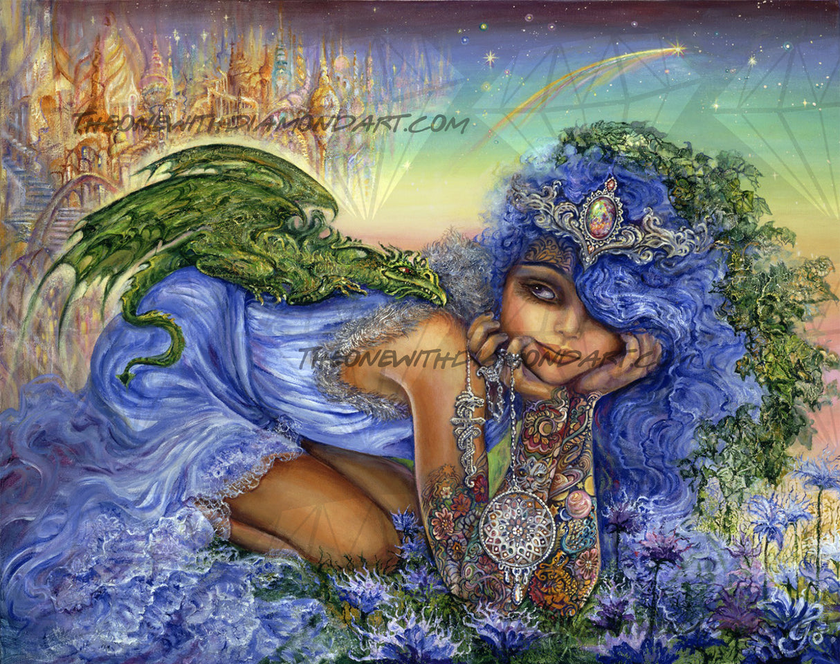 *Paint By Numbers* Dragon Charmer ©Josephine Wall