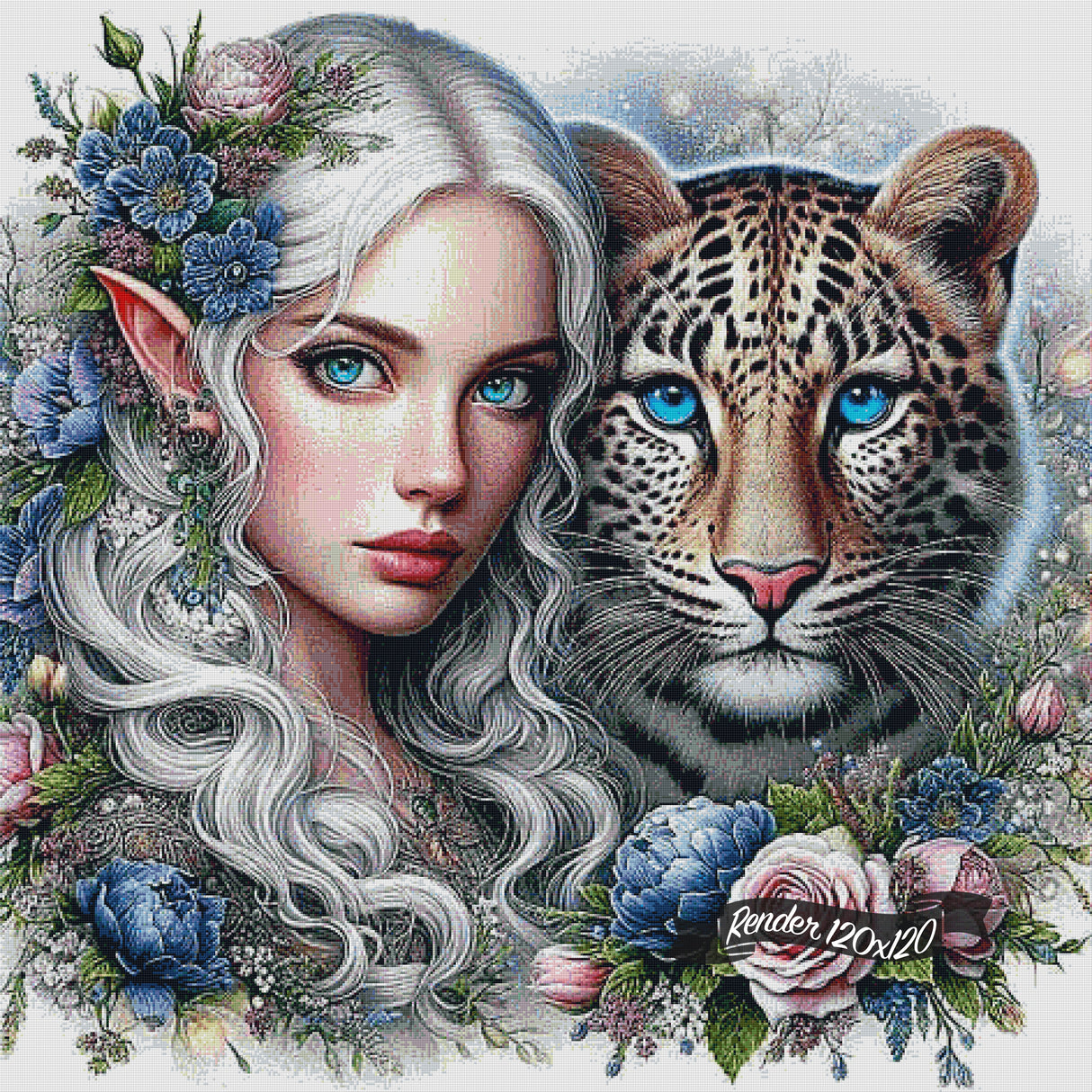 Elven Grace & Leopard Gaze ©Theresa Raymer