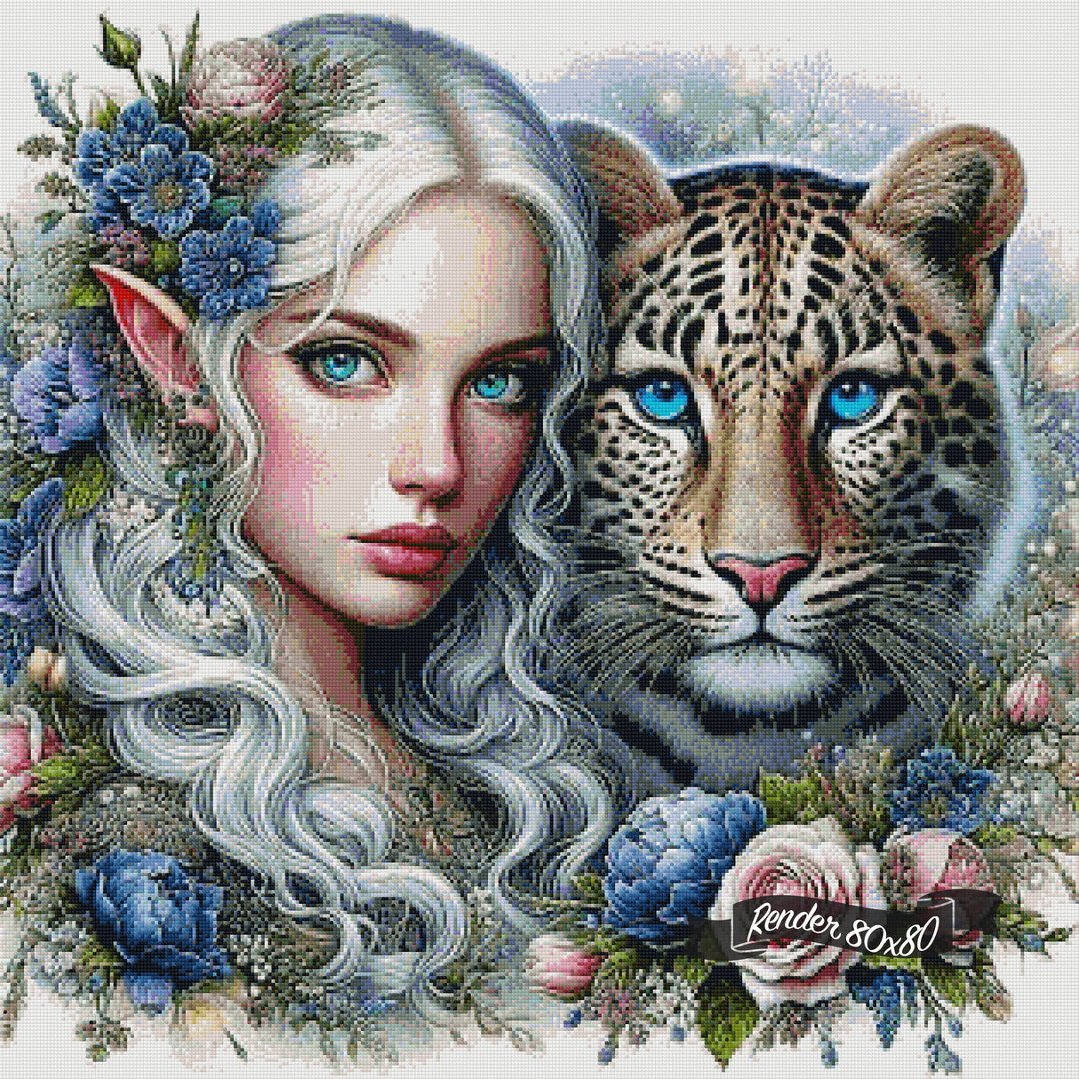 Elven Grace & Leopard Gaze ©Theresa Raymer
