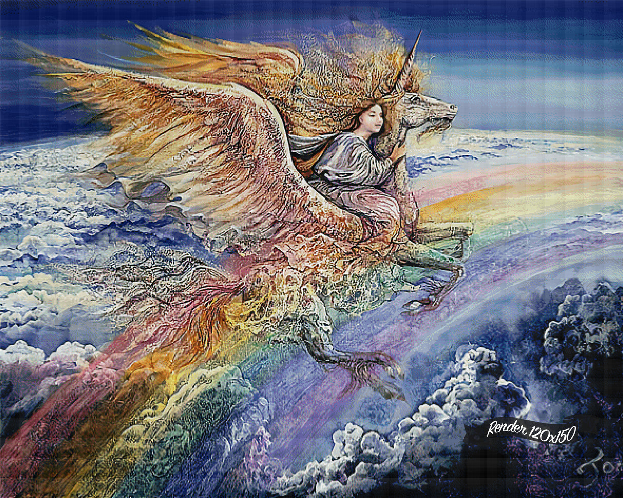 Flight To Aquarius ©Josephine Wall