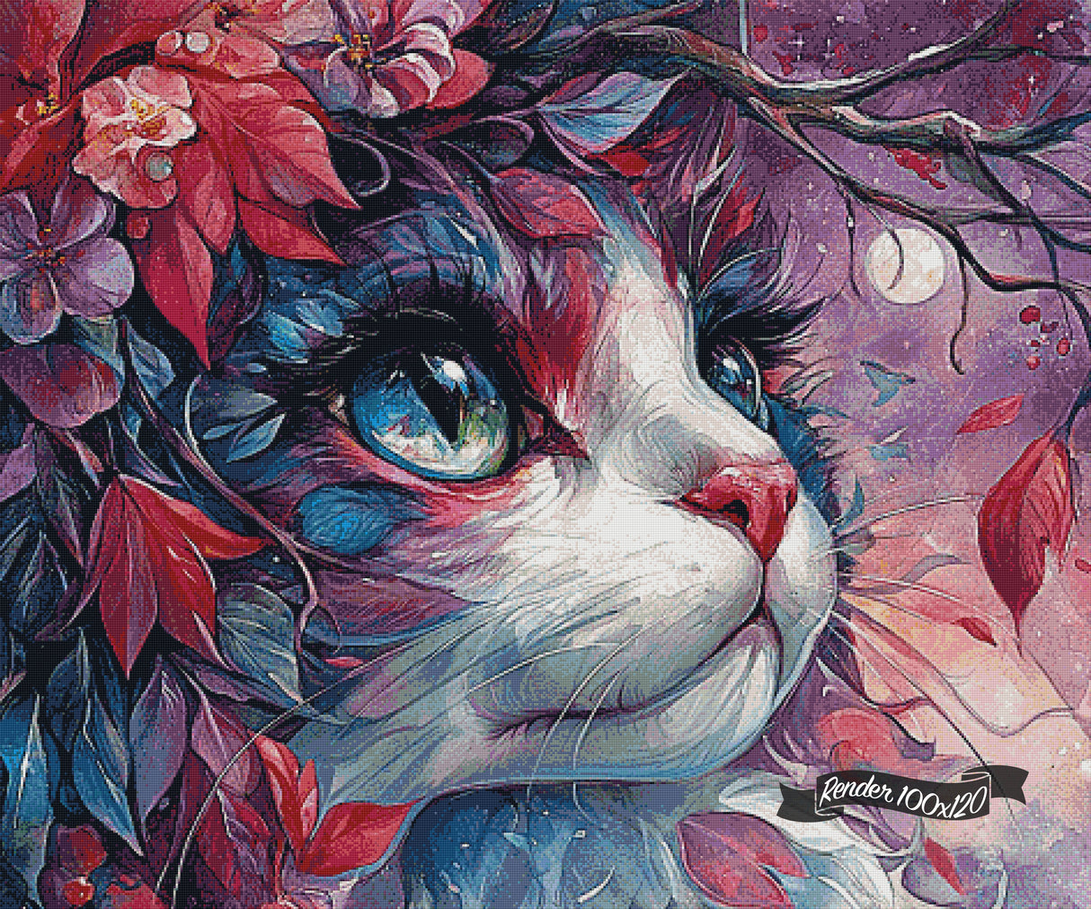 Floral Whiskers ©Finira
