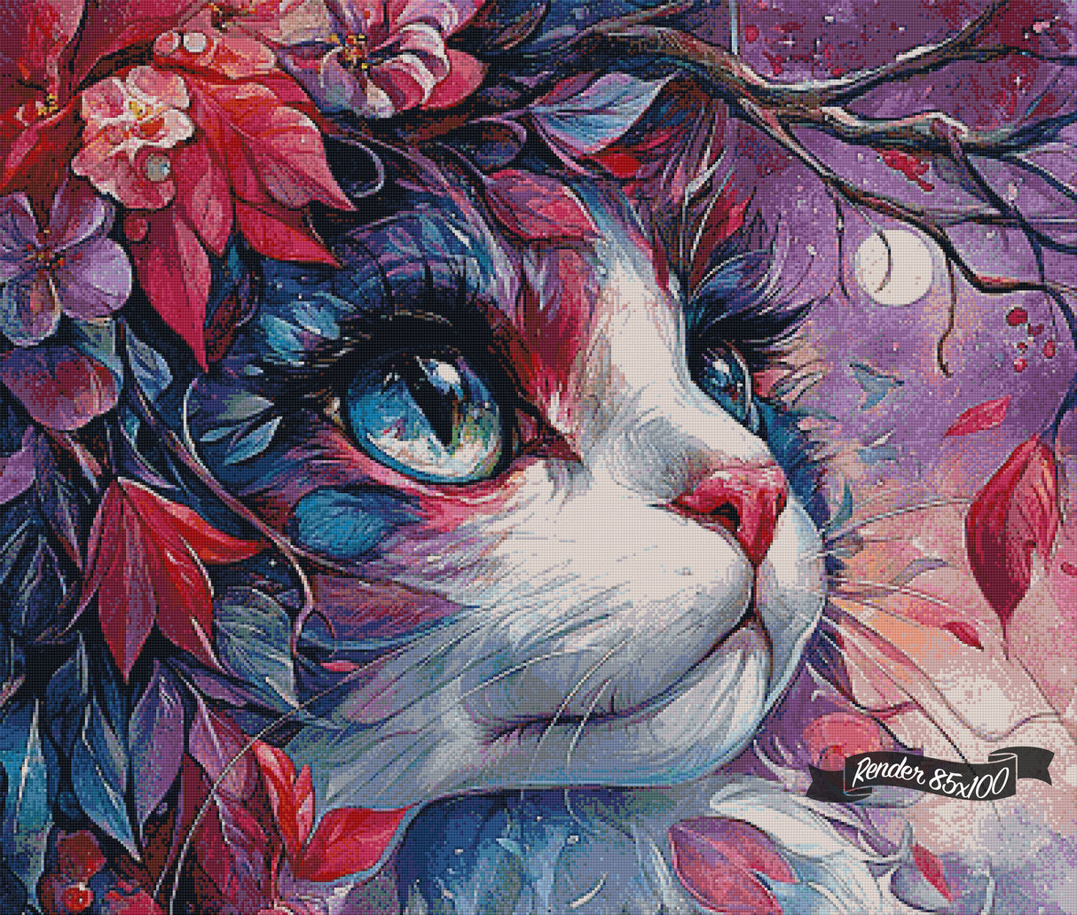 Floral Whiskers ©Finira