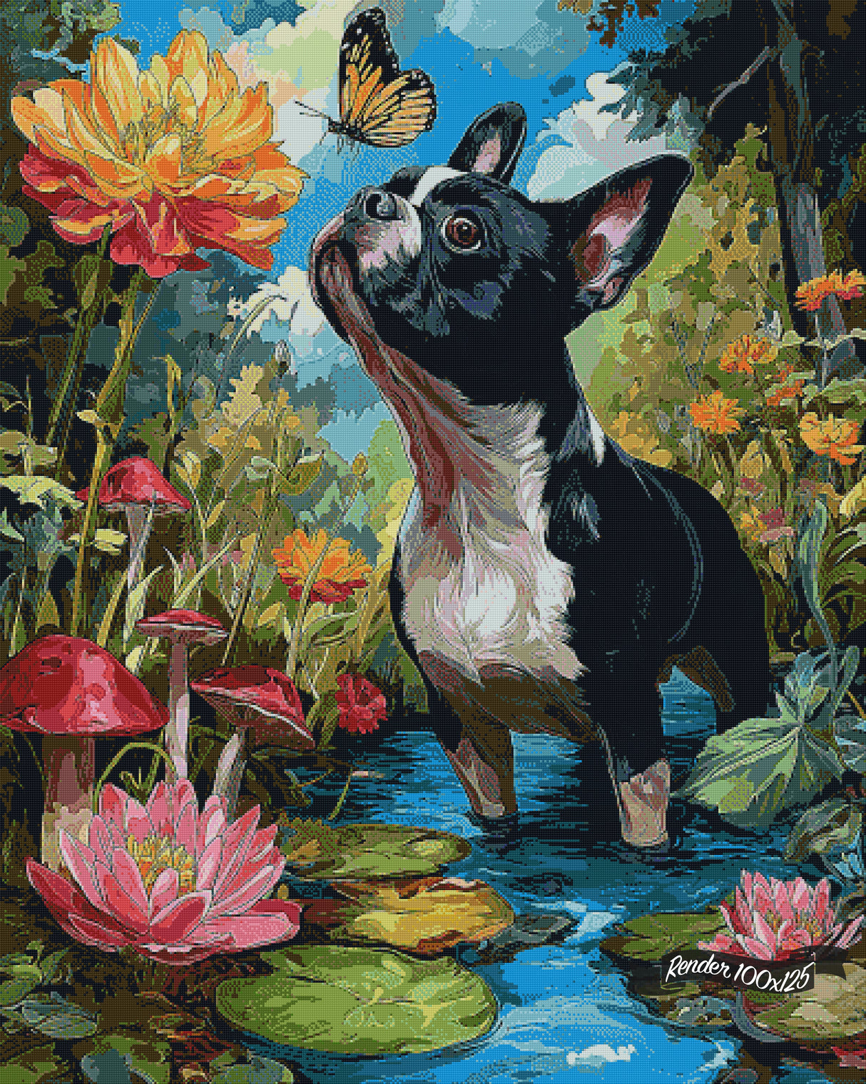 Frenchie Fascination ©Cocomarshmallow Art