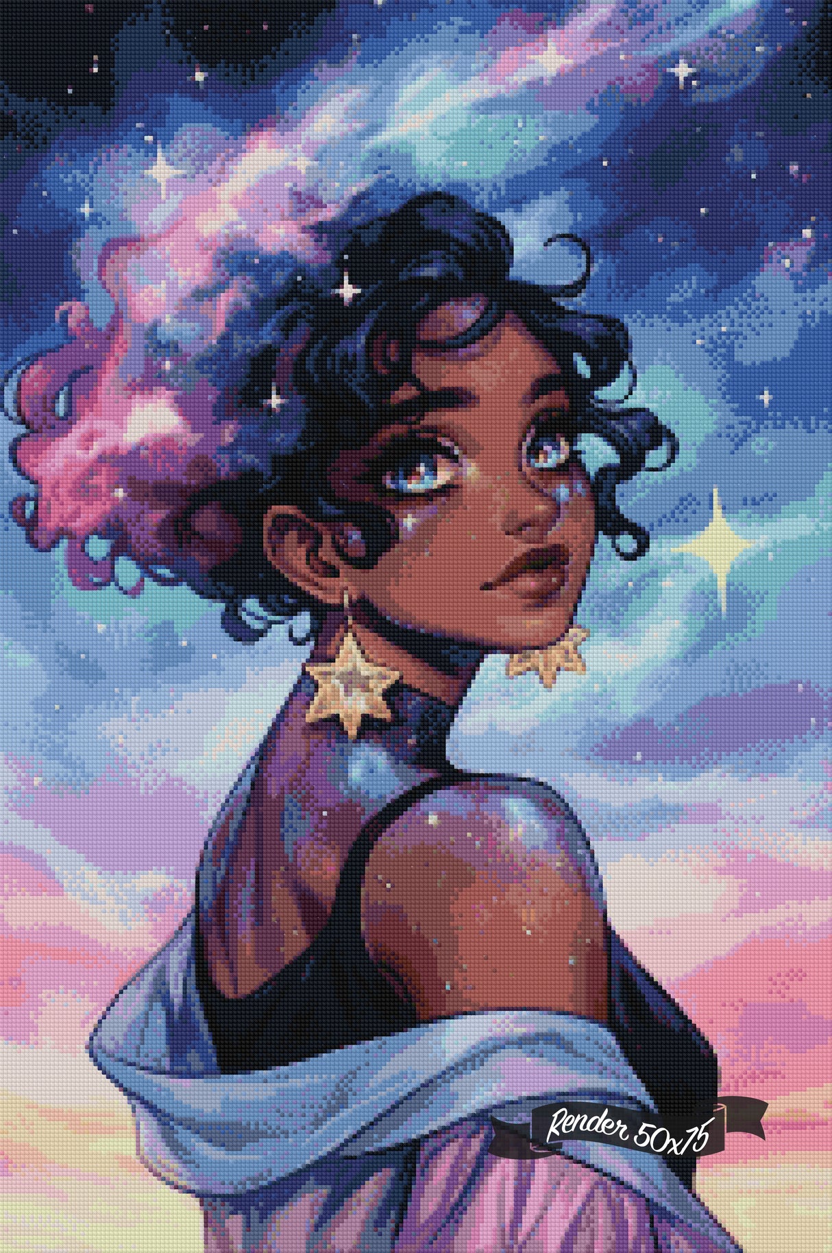 Galaxies Behind Her Eyes ©Shala Jarias