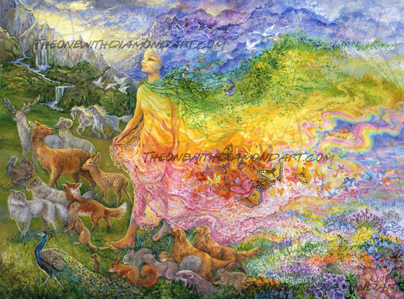 The Gladness Of Gaia ©Josephine Wall – The One With The Diamond Art
