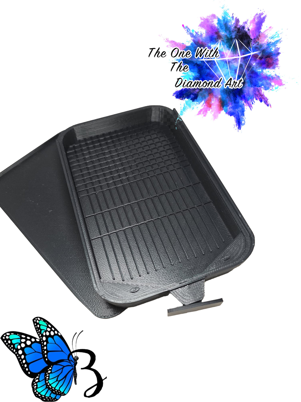 EZ GRID 3.1 Gentlemans Gray (Large Tray) ©Bella Art deNicole