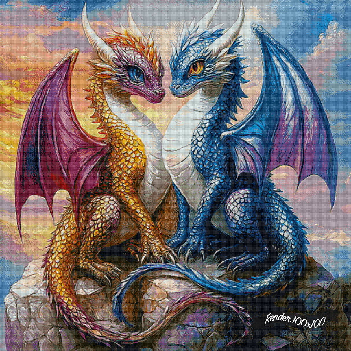 Infernalyn & Celestirith - The Spirit and The Dreamer ©StacyDealArt