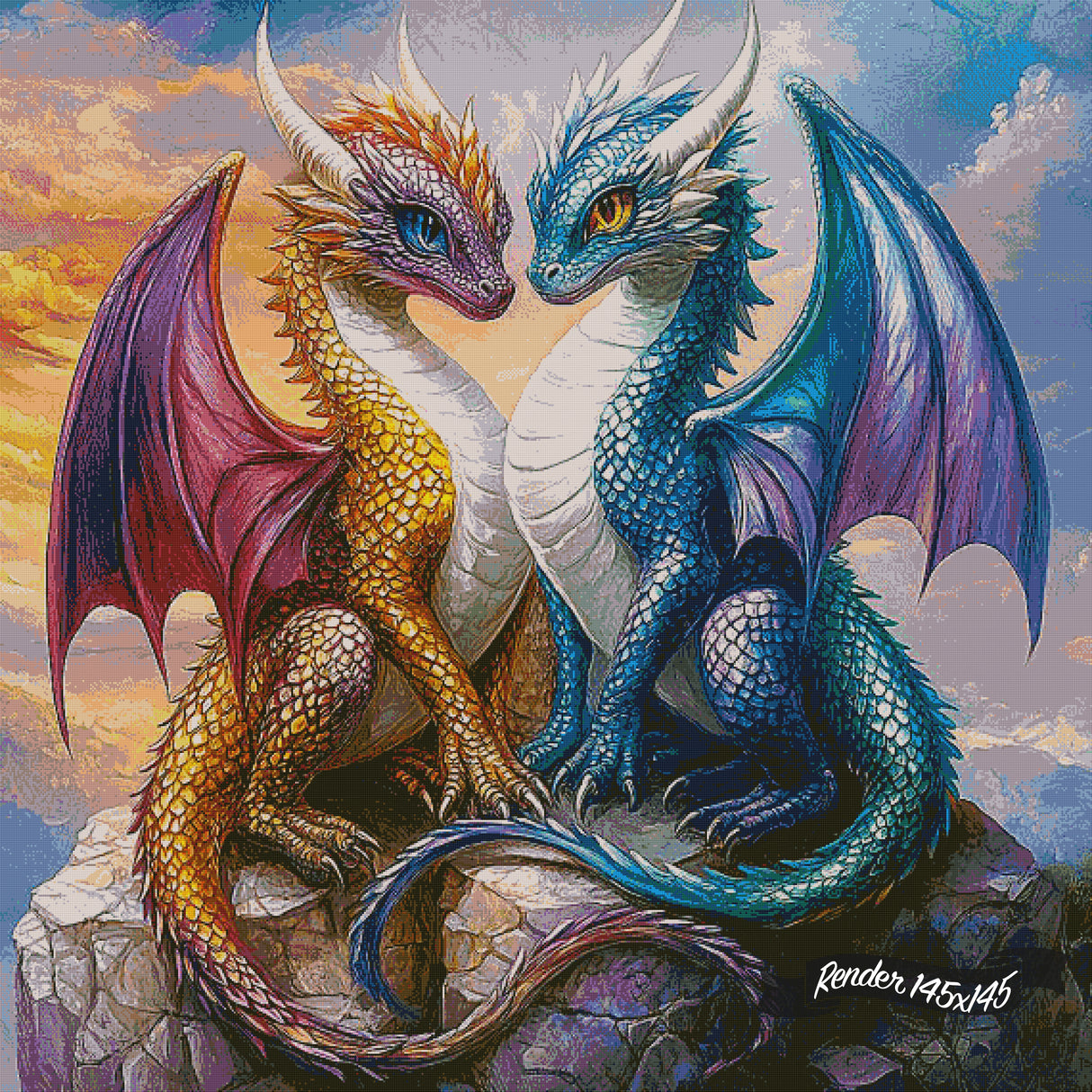 Infernalyn & Celestirith - The Spirit and The Dreamer ©StacyDealArt