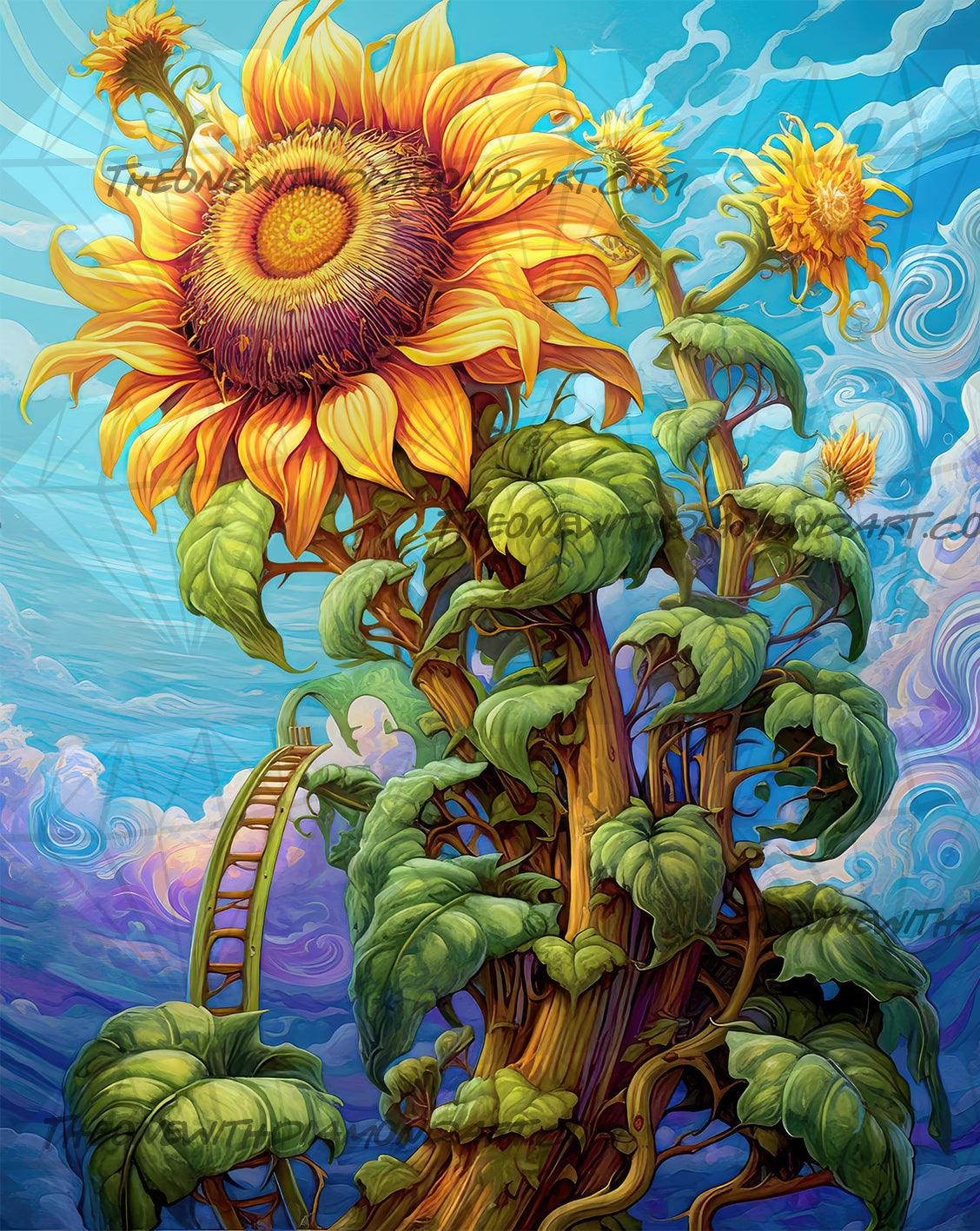 Jack and the Sunflower ©Cocomarshmallow Art