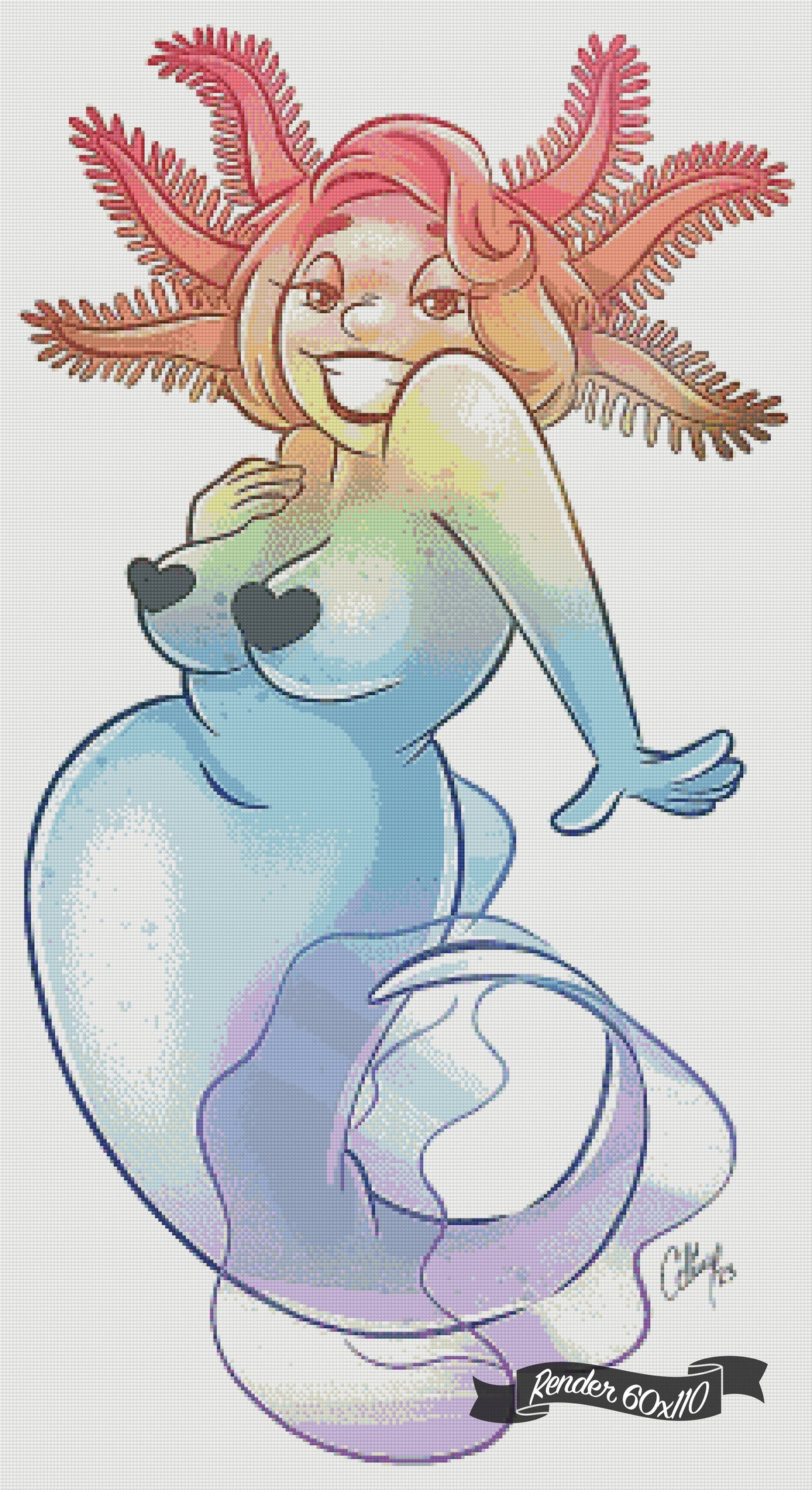 June Pride Mermaid ©Céline Lecomte