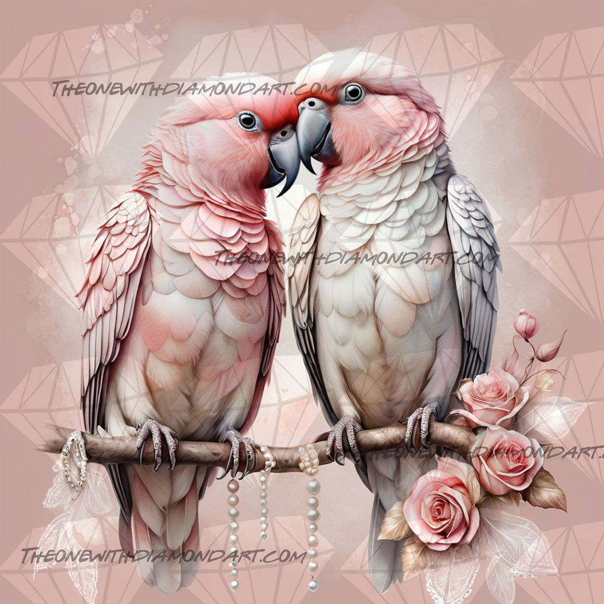 Kissing Parrots ©Jiri_AI