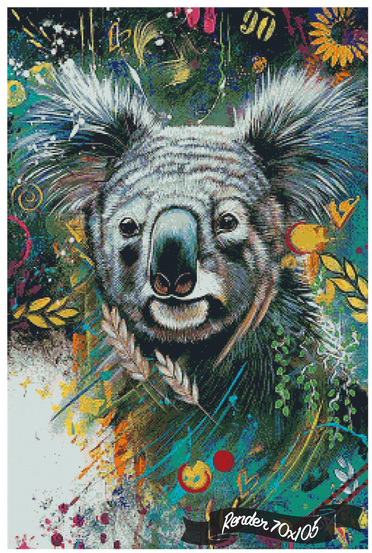 Koala In The Leaves ©BeriArt