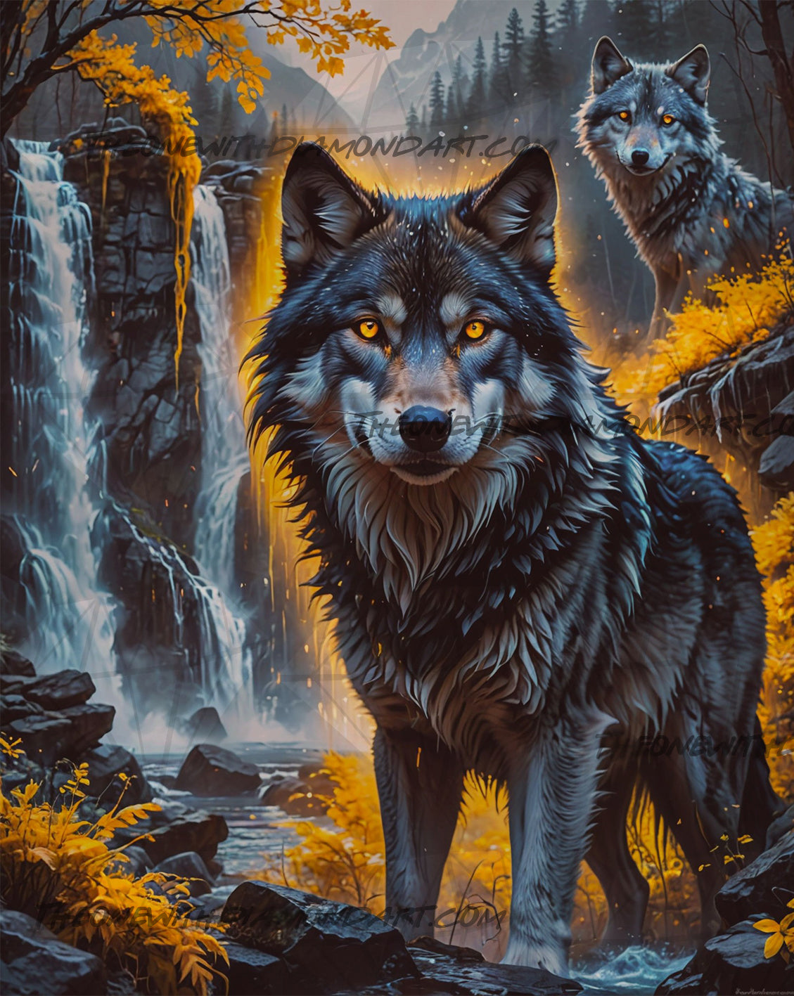 Lookout Wolves Of The Wild ©Morrigan Austin